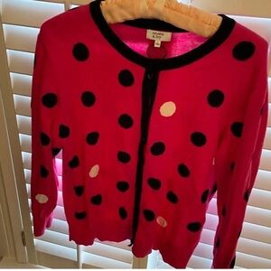 Crown & Ivy Pink and Blue Cardigan